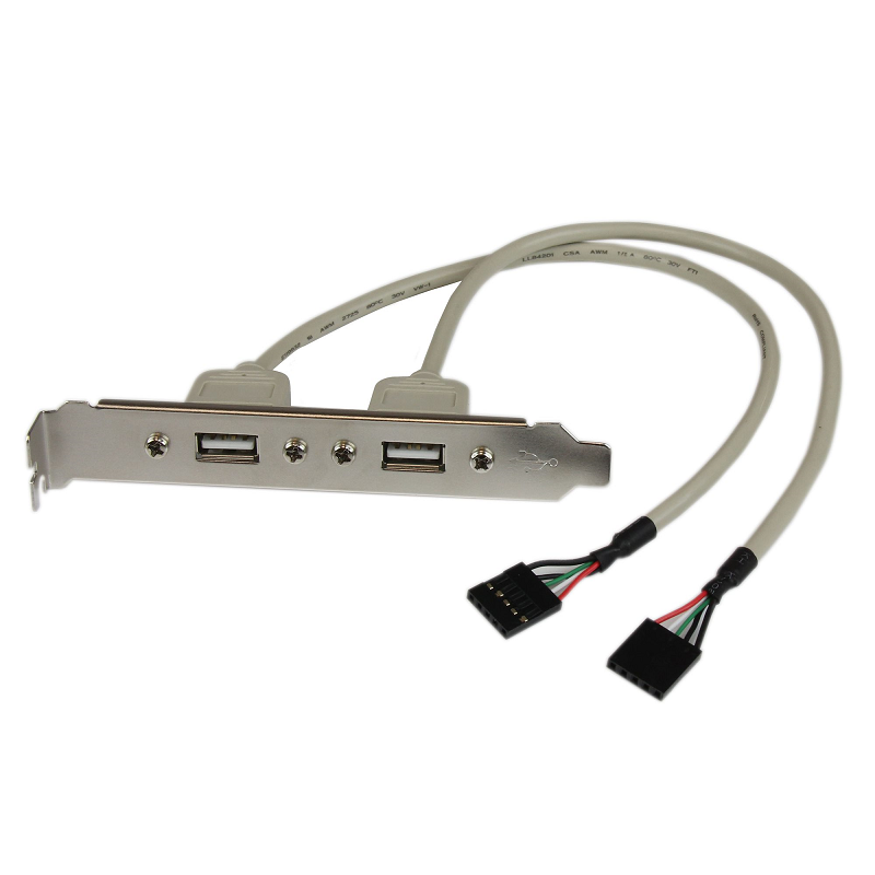 StarTech USBPLATE 2 Port USB A Female Slot Plate Adapter